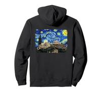 Van Gogh Nuit étoilée Acropole Athènes Grèce Voyage Sweat à Capuche