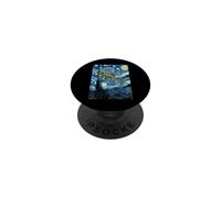Van Gogh Nuit Étoilée Leafy Sea Dragon Art PopSockets PopGrip Adhésif