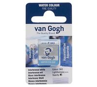 Royal Talens Van Gogh Peinture aquarelle demi-godets blanc interférence 843