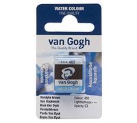 Van Gogh Peinture aquarelle, demi godets, Brun Dyck 403