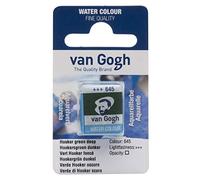 Van Gogh Peinture aquarelle, demi-pan, Vert foncé 645