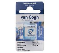 Peinture aquarelle Van Gogh, demi-panier, blanc opaque 106