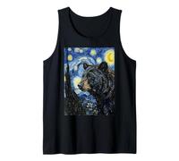 Van Gogh Peinture Ours Nuit Étoilée Débardeur