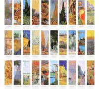 Van Gogh Peintures À L'huile Art Marque-Pages, 30pcs Vintage Creative Signets Cadeaux Pour Les Amoureux Des Livres, Enseignants, Étudiants, Amis, Femmes, Hommes