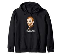 Van Gogh Portrait Gothique Dark Art Histoire Jeu de Mots Humour Gothique Sweat à Capuche