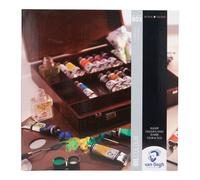 Van Gogh – Coffret de peintures à l'huile Set d'inspiration – 14 x 40 ml – Boîte en bois, accessoires