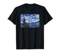 Van Gogh Starry Night Chemtrails Art Parodie T-Shirt