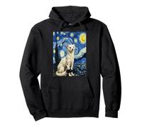 Van Gogh Starry Night Hermine Weasel Art Painting Sweat à Capuche