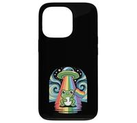 Van Gogh Starry Night LGBTQ Gay Pride soutient Ufo Frog Coque pour iPhone 13 Pro
