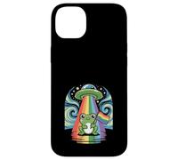 Van Gogh Starry Night LGBTQ Gay Pride soutient Ufo Frog Coque pour iPhone 14 Plus