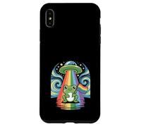 Van Gogh Starry Night LGBTQ Gay Pride soutient Ufo Frog Coque pour iPhone XS Max