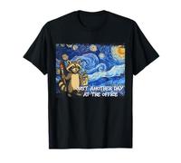Van Gogh Starry Night Raton laveur The Artist Just Another Day T-Shirt