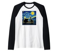 Van Gogh Starry Night Scooter Moped Owner Manche Raglan