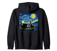 Van Gogh Starry Night Scooter Moped Owner Sweat à Capuche