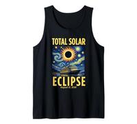 Van Gogh Starry Night Total Solar Eclipse Cruise Spain 2026 Débardeur