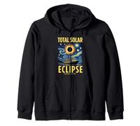 Van Gogh Starry Night Total Solar Eclipse Cruise Spain 2026 Sweat à Capuche