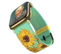 Van Gogh Sunflowers Bracelet pour smartwatch - Sous licence officielle, compatible avec toutes les tailles et séries d’Apple Watch (montre non incluse)