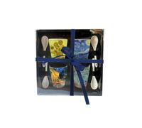 Van Gogh Tasse avec cuillère, modèle Assorti, céramique