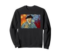 Van Gogh Thumbs up All is Fine Dumpsterfire Nuit étoilée Sweatshirt