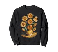 Van Gogh Tournesols Art Vintage Fleurs Jaune Peinture Sweatshirt