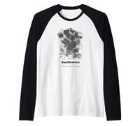 Van Gogh Tournesols Grunge Art Manche Raglan