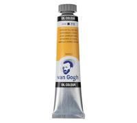 Van Gogh Tube de couleurs à l'huile 20 ml Jaune de cadmium foncé 210 - Huile de beurre, haute pigmentation, solidité à la lumière +++ - Idéal pour les artistes et les étudiants