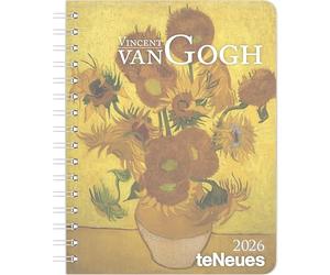 van Gogh, Vincent - teNeues - Vincent van Gogh Diary 2026 - Agenda semainier Deluxe avec chefs-d'œuvre pour les fans de Van Gogh et les amateurs d'art : Diary