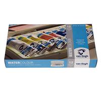 Royal Talens Van Gogh - Peinture aquarelle - Coffret plastique 12 x 10 ml - Sélection générale