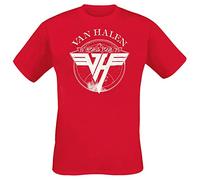 Van Halen 1979 Tour Homme T-Shirt Manches Courtes Rouge L, 100% Coton, Regular/Coupe Standard