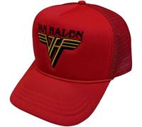 Van Halen Casquette De Baseball Text Band Logo Nouveau Officiel Rouge Trucker Size One Size
