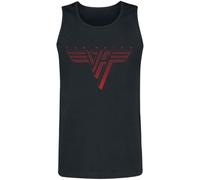 Van Halen Classic Red Logo Homme Débardeur Noir L 100% Coton Regular/Coupe Standard
