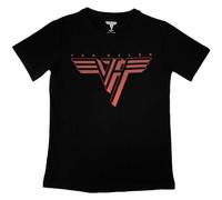 Van Halen Classic Rouge Band Logo Femme Skinny Fit T Shirt Size XL