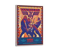 Van Halen Diver Down Impression sur toile imprimée limitée signée - Couverture de l'album - Affiche de couverture de musique - Pop Hip Hop Rap - Décoration murale pour fille et garçon - 20 x 30 cm