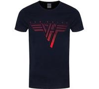 Van Halen Classic Red Logo Homme T-Shirt Manches Courtes Marine XXL