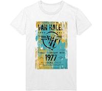 Van Halen - T-Shirt # M Unisex White # Pasadena '77