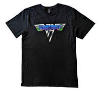 Van Halen T Shirt Original Band Logo Nouveau Officiel Unisex Noir