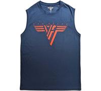 Van Halen - Top sans manches "Classic" pour homme/femme unie RO5740 (S) (Bleu jean)
