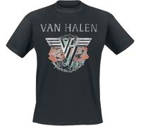 Van Halen Tour 1984 Men T-Shirt Black M, 100% Cotton, Regular Manches Courtes(3X-Large)