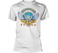 Van Halen 'Tour of The World 84' (White) T-Shirt Manches Courtes(XX-Large)