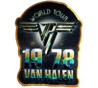 Van Halen World Tour 1978 Woven Patch Size One Size