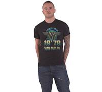 Van Halen World Tour '78 Homme T-Shirt Manches Courtes Noir M 100% Coton Regular/Coupe Standard