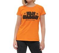Van Halen - "World Tour '78" T-shirt pour femme RO3018 (XS) (Orange)