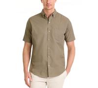 Van Heusen Chemise à Manches Courtes sans Plis pour Homme - Beige - Taille L
