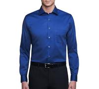 Van Heusen Dress Shirt Regular Fit Flex Collar Stretch Solid Chemise de Smoking, Bleu Roi, S Cou 37 cm, Manche 81/84 cm Hommes