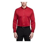 Van Heusen Chemise habillée en sergé pour Homme, écarlate, 3XL