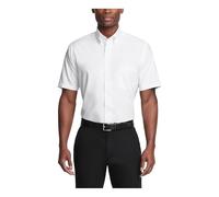 Van Heusen Chemise Oxford à Manches Courtes pour Homme, Coupe Droite, Solide, Blanc, 5XL