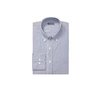 Van Heusen Chemise Pinpoint à Rayures et col boutonné - Coupe régulière - pour Homme - Bleu - 44 cm Cou 86 cm- 89 cm Manche