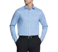 Van Heusen Dress Shirt Regular Fit Flex Collar Stretch Solid Chemise habillée, Blue Frost, 3XL (Cou 46 cm Manche 81/84 cm) Homme