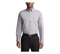 Van Heusen Chemises habillées en Popeline Soyeuse Coupe régulière Unie, Ardoise, XL Homme