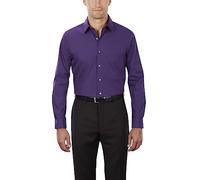 van heusen Poplin Regular Fit Solid Point Collier Dress Shirt Chemise, Lavande, 41.91 cm col/91.44/93.98 cm Manche (L) Homme